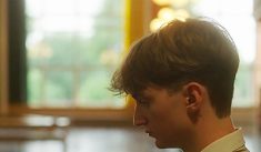 teenagers ansigt i profil